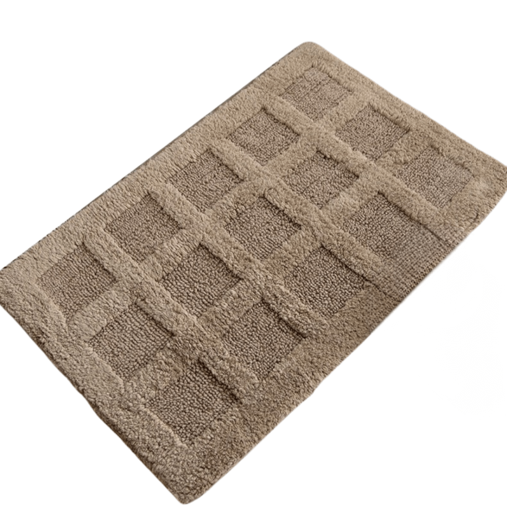 พรม MJHOMEDESIGNS DOORMAT CARPET 04 ขนาด 40*60 CM น้ำตาลอ่อน
